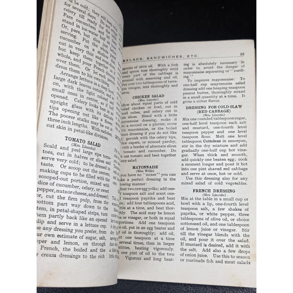 Home Helps A Pure Food Cook Book by NK Fairbank Company - Antique 1910 Paperback